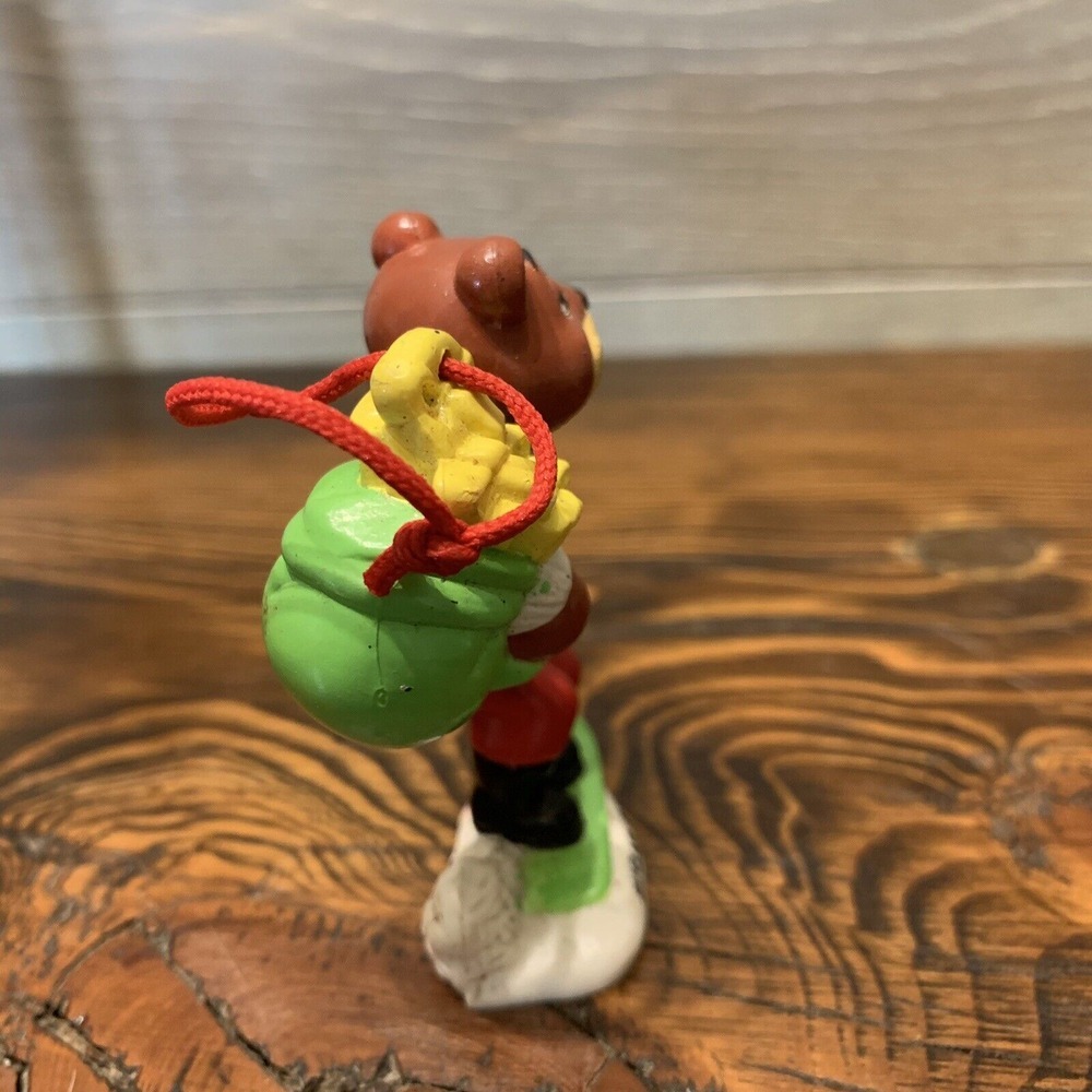 CHRISTMAS ORNAMENT SUGAR BEAR VINTAGE 1993 Post Golden Crisp‎ Cereal - Picture 2 of 5